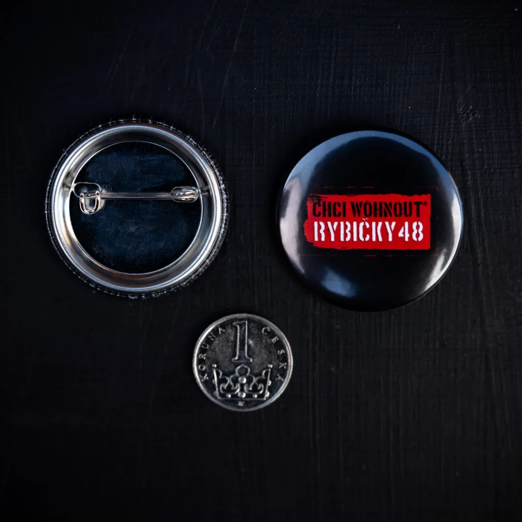 Button WOHNOUT RYBIČKY48