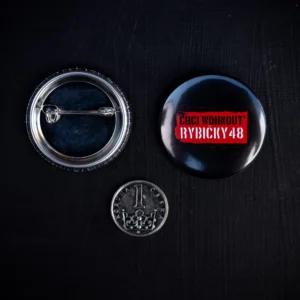 Button WOHNOUT RYBIČKY48