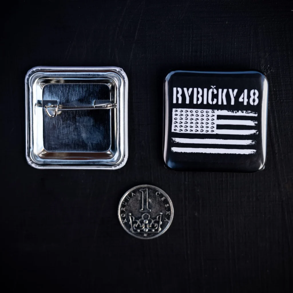 Button USA BLACK