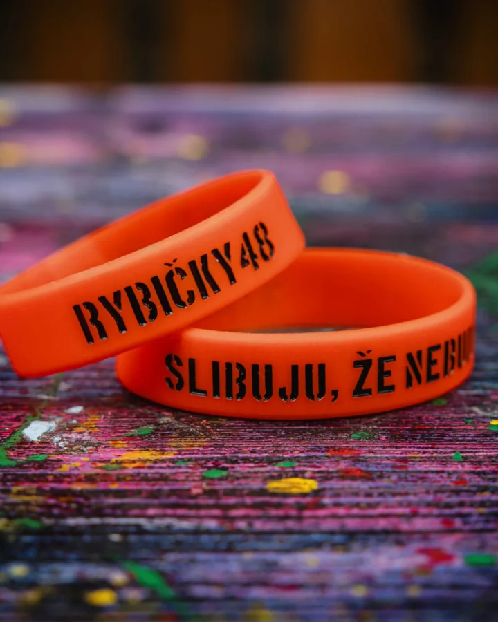 Náramek R48 SLIBUJU - Červený