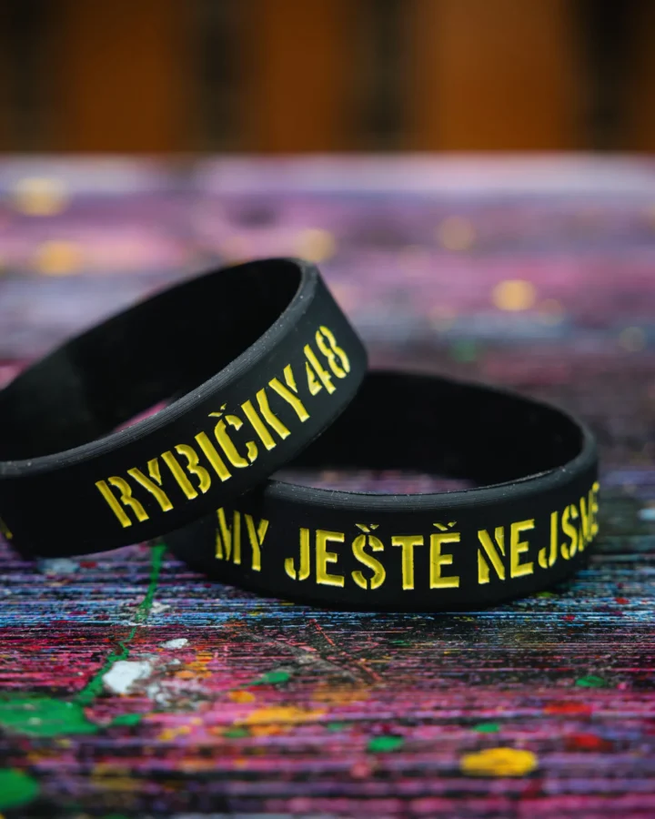 Náramek R48 MY JEŠTĚ NEJSME STARÝ - Černý