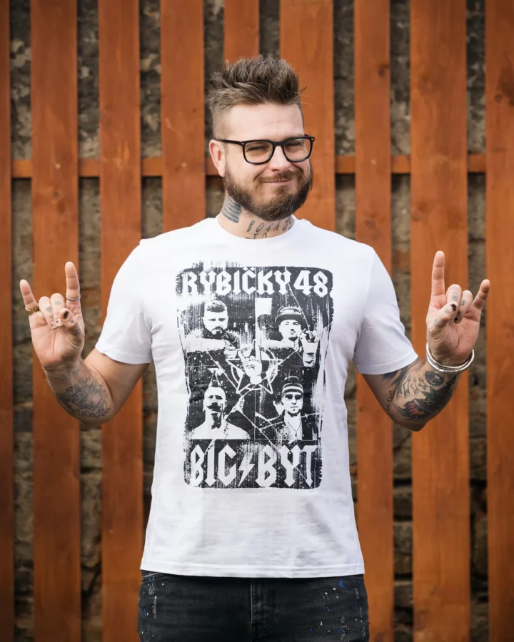EKOtričko BIGBÝT BÍLÉ - Pánské
