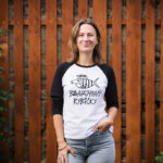 Dámské tričko Banánový Rybičky – fotografie zepředu