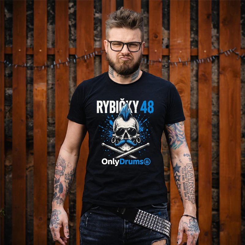 EKOtričko OnlyDrums – Pánské